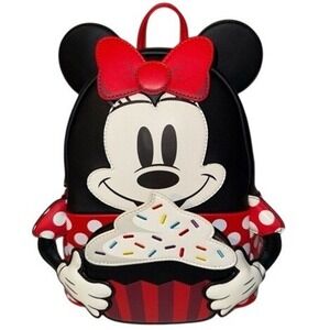 NWT Loungefly Disney Minnie Mouse Oh My Cupcake Mini Backpack Kidcore Cosplay